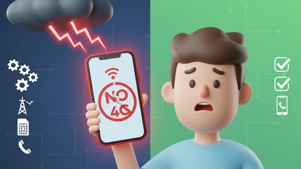 Tại sao không bật được 4G trên iPhone? Khắc phục chi tiết